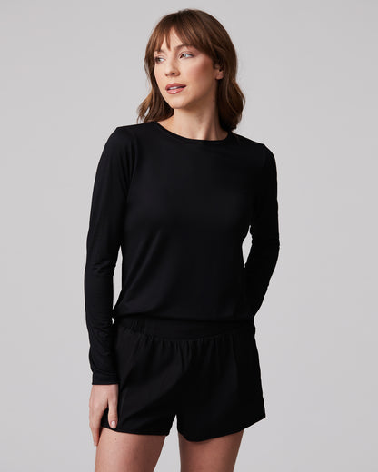 Blusa basica costa gota de modal (CA15)