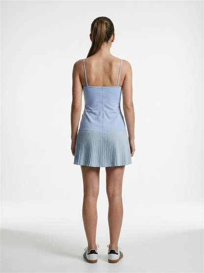 Vestido com Barra Plissada (VE01)